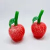Cool Red Fruits Pyrex Tubi di vetro spesso Innovativo cucchiaio portatile Filtro Dry Herb Tabacco Bong Handpipe Olio fatto a mano Rigs Smoking Sigaretta DHL
