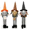 FORNIT￀ DEL PARTY DEORE HALLOWEEN GNOMES Bambola peluche fatte a mano tomte svedese a gamba lunghe ornamenti GCB16377