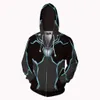 COSYOUNG COUPLE HOODIE 3D Printed Zipper Jacket Popular Fashion Street Costume Halloween Gift