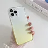 Fashion Gradient Soft TPU Clear Cases for iPhone 14 Pro Max 2022 iPhone14 13 12 mini 11 xr xs max x 8 7 plus transparent hit kontrast Hybridf￤rg vacker telefon bak￥t t￤ckning