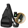 Vandringspåsar militär taktisk ryggsäck armé sling axel USB påse camping vandring kamouflage utomhusjakt klättring ryggsäck verktyg l221014