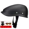 Motorcycle Helmets Unisex Retro Helmet Vintage Bike Ultralight Cycling Half Face Safety Cruiser Chopper