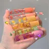 Lip Gloss 6 Colors Roll-on Fruit Oil Moisturizing Mirror Transparent Long Lasting Hydrating Cosmetics