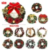 Decorative Flowers Christmas Wreath Artificial Pinecone Red Berry Garland Hanging Decorations Front Merry Ornaments Tree Door Wall W B3S8