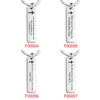 Party Favor DHL Stock Personalized Cross Keychain Engraved Love Keyring Gift for Couples Girlfriend Boyfriends Key Chain Rings FY5620 P1017