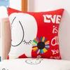 Taie d'oreiller animal de dessin animé doux pour la décoration de la maison impression double face flamant rose cygne chat ananas plantes motif taies de coussin taie d'oreiller