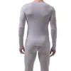 Men's Sleepwear Men Long Johns Mens Seamless Thermal Underwear Suit Sexy Ultra-thin Translucent Home Lounge Men Undershirt Leggings 2 Piece/Sets T221017