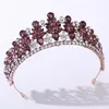 Luxus Vintage Krone Braut Kristall Frauen Tiaras Strass Hochzeit Kopfschmuck Geburtstag Stirnband Haarschmuck