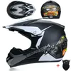 Cykelhjälmar Nya Full Face Motorcyc Hjälm Cross Capacete Motocross Off-Road ATV MTB Downhill Racing Casco Dot godkänd L221014