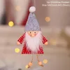 Juldekorationer Söt plysch Angel Doll Xmas Tree Ornaments Pendant Decoration for Home Navidad 2022 Year Gift