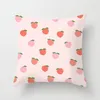 Pillow Hipster Fresh Summer Fruits Print Cover Home Decor Pink Green Yellow Modern Nordic Decorative Throw Pillows