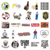 50pcs Show de TV Merchandise Stickers para laptops de garrafas de ￡gua Flashs Notebook Caixa de telefone W-1068