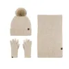 Fournitures de fête d'hiver, ensemble bonnet, écharpe et gants pour écran tactile, garde au chaud de noël pour adultes