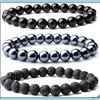 Beaded 8mm Women Men Designer Strand Armband Luxury Natural Stone Healing Crystal Stretch Beaded Armband Precious Gemstone Round DHV0U