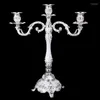 Candle Holders European Metal Antique Retro Candlestick Stand Home Decorations Wedding Prop Romantic Holder Candelabra