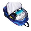 Men Canvas School Laptop Backpack Galaxy Star Universe Space USB opladen voor tieners jongens student meisjes tassen reizen mochila 211029