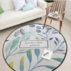 Carpets Korean Style Soft Polyester Design Round For Living Room Bedroom Kid Rugs Home Carpet Floor Door Mat Delicate Rug