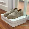 Women's Shoes Italy Suede Platforms Calfskin Lace-up Shoes Real Acutal Photos Fashion