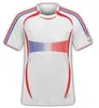 Soccer Jerseys 1998 Retro Jersey 96 98 02 04 06 Zidane Henry Kit Shirt 2000 Home Trezeguet Football Uniform
