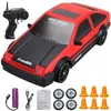 ElectricRC voiture 24G dérive Rc 4WD jouet télécommande GTR modèle AE86 véhicule course pour enfants cadeaux de noël 220830