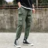 Men's Pants Four Seasons Versatile Multi-pocket Port Fashion Brand Casual Men's Overalls Straight Loose Japanese Korean Trousers