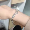 Bracciale con barra a T a cuore annodato con scatola originale per Pandora Catena a mano in argento sterling 925 Donna Ragazze Gioielli di design per matrimoni Regali di fidanzamento Bracciali