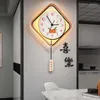 Orologi da parete Modern Acrylic Living Room Pendulum Art Night Light Camera da letto Orologio Quiet Unique Creative Reloj Pared Home Decor