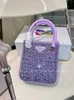 حقيبة مصممة مصممين للسيدات كريستال رعشة الحقائب اليدوية الحرير الماس الصغير الأسود اللامع بلينغ 2022 السيدات شولر crossbodycnm5
