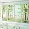 Window Stickers Forest Park Tree Pattern Electrostatic Frosted Glass Sticker Opaque Bathroom Door Film Toilet Privacy Pvc