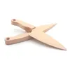 Holz Kindermesser Küchenwerkzeug für Kleinkinder und Kinder Kochen Niedliche Küche Holzmesser zum Kochen sicheres Schneiden von Gemüse Obst LX5195