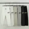 Designer Streetwear Mens Womens Pants Classic 1977 Letter Print Loose Drawstring Oversize High Street Sweatpants Joggers Hip Hop Trousers