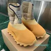 Botas de grife de boots de tricotar as meias de velocidade deslizamento de velocidade no tênis neve sul khaki stone bege calçados de tricô preto2074532
