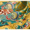 Kissen, gelb, blau, beige, luxuriös, moderner chinesischer Stil, Stickerei, dekorative Hüllen, Sofa, Schlafzimmer, Wohnzimmer, Auto