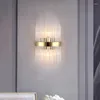 Wall Lamp FKL Modern Crystal Gold Rod Living Room Background Aisle Corridor Bedroom Indoor Light Fixtures