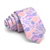 蝶ネクタイ高品質の2022デザイナーブランドファッションビジネス6cm男性用スリム花柄のネクタイワークウェディングギフトボックス