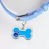 Dog Apparel Personalized Collar No Lost Pet Tags Id Name For Cat Puppy Pendant Keyring Bone Accessories Drop 5E