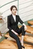Women's Two Piece Pants High Quality Formal Ladies Pant Suits For Women Business Blazer And Jacket Set Office Uniform Styles