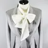 Bow Ties Women Stand Fałszywe kołnierzyki Duże Bowknots Zdejmowane obroże do garnitury Half-Shirt Fałsz Nep Kraagie