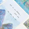 Gift Wrap 30pcs/Pack Blue Sea Watercolor Painting Po Post Cards Set DIY Craft Scrapbook Room Wall Decoration Stationery Postcard