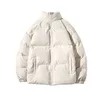 Herenjacks Heren Winter Jackets Casual Solid Parkas Nieuwe stand Fluffy Jackets Women Outzee Dikke Warme Coats Fashion Streetwear Wind Breaker G221013