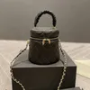 Women Cute Mini Pink Bucket Shoulder Bags Size13x14cm Famous Brand Fashion Chain Small Mobile Purses Thread Lovely Crossbody Hand Bag