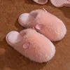 Slippers Winter Men's Women Home Furnishing Indoor Plush Lovers Thrugh Thare Warm Soft Cotton Shoes Sapatos