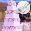 Narzędzia do pieca 24PCS Plastikowe zmęczone ciasto kołek dekoracja pręta układania układu układu warstwa dekoracji ślub
