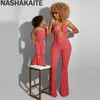 NASHAKAITE maman et fille vêtements été mode rayé Sexy fronde combinaison maman et moi combinaison famille correspondant tenue 220426