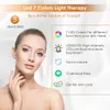 Gesichtspflegegeräte LED-Gesichtsmaske Halslichttherapie 7-Farben-Hautverjüngungstherapie LED-Pon-Maske Leichte Hautpflege Anti-Aging-Hautmaske 221017