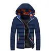 Men's Jackets New Mens Hooded Thick White Coat Winter Autumn Mens Casual Warm Jacket Fashion Fur Collar Hat Parkar Male HB113 G221013