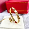 A Designer C arter bracciale rigido per uomo e donna Jewellry Braccialetti per gioielli di lusso da donna San Valentino coppia regalo fidanzata Accessori moda wh