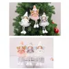 Décorations de Noël Ornement de suspension avec design de papillon de princesse en peluche mignon mini pendentif pour décoration de vacances GRSA889