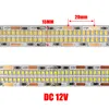 DC 12V LED şerit ışıkları SMD 2025 624les/m yüksek parlak esnek LED şerit bant oda dekor beyaz/doğal beyaz/sıcak beyaz 5m