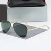 선글라스 클래식 라운드 레이 선글라스 디자이너 UV400 안경 금속 금 프레임 일요일 안경 남녀 선글라스와 상자 82
